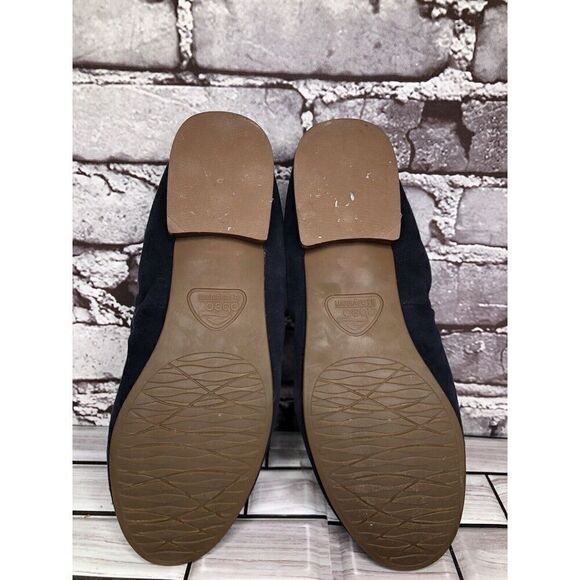 Abeo Bio System Jean Navy Blue Suede Leather Flats Shoes Women’s Sz 6N US/36.5EU - Picture 15 of 16